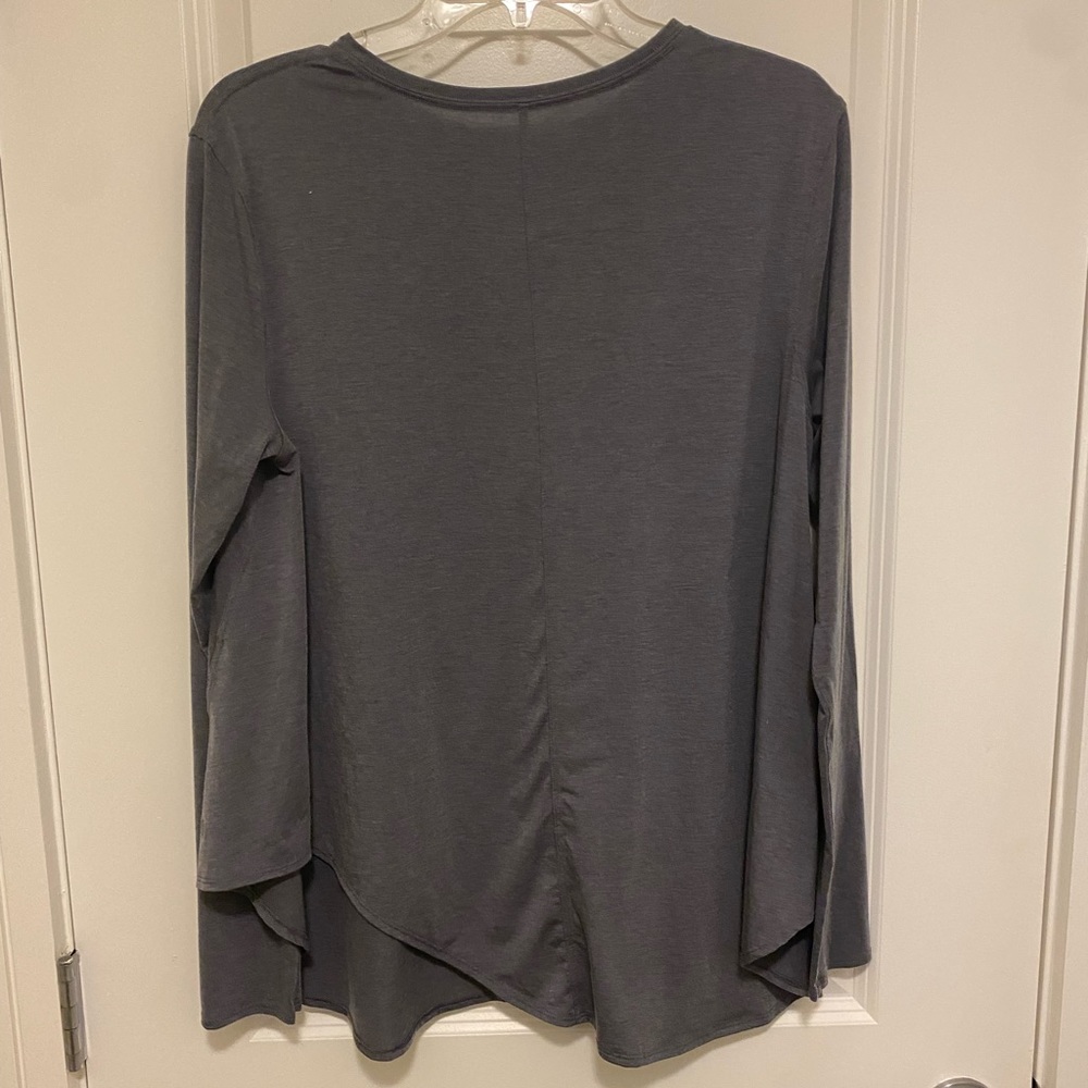Lululemon lifted balance long sleeve, heathered titanium M/L - Picture 9 of 12